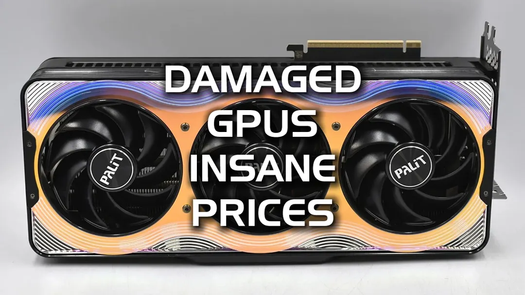 Damaged RTX 5090 GPUs sell for over £4,000 in the UK