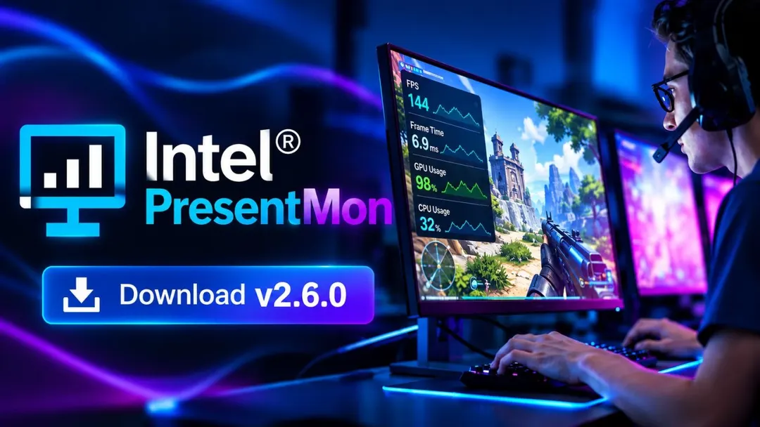 Intel Rolls Out PresentMon 2.6.0 With Up to 78% Lower CPU Usage