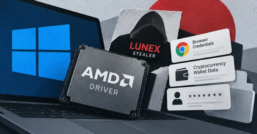 Lunex Stealer Abuses AMD Driver to Disable Security Monitoring