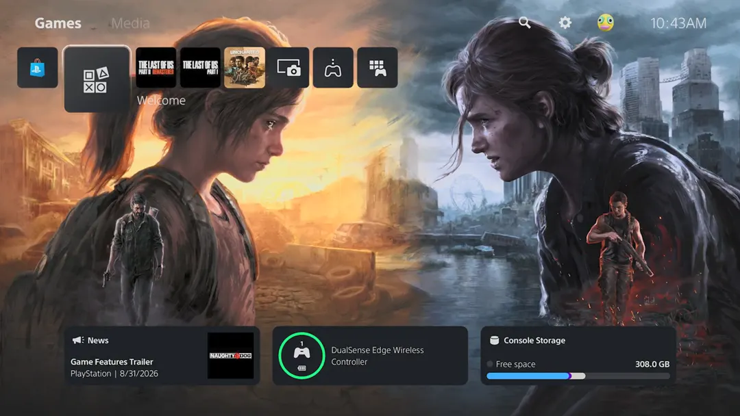 Naughty Dog Adds The Last of Us Animated Background to PS5, Teases TLOU Day 2026