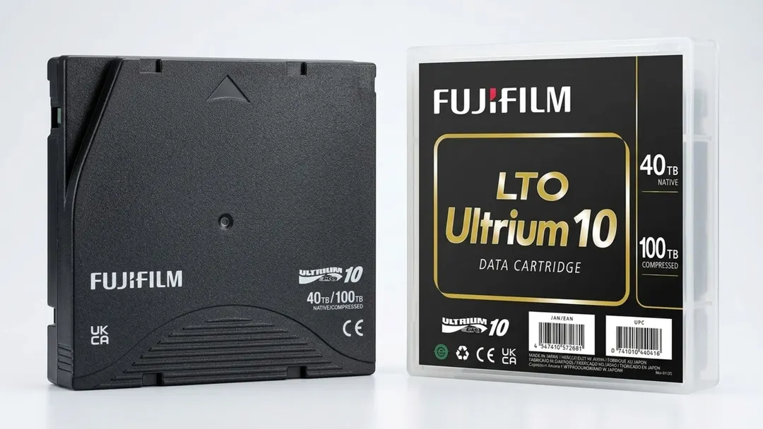 Fujifilm starts selling 40TB LTO-10 tapes for $494