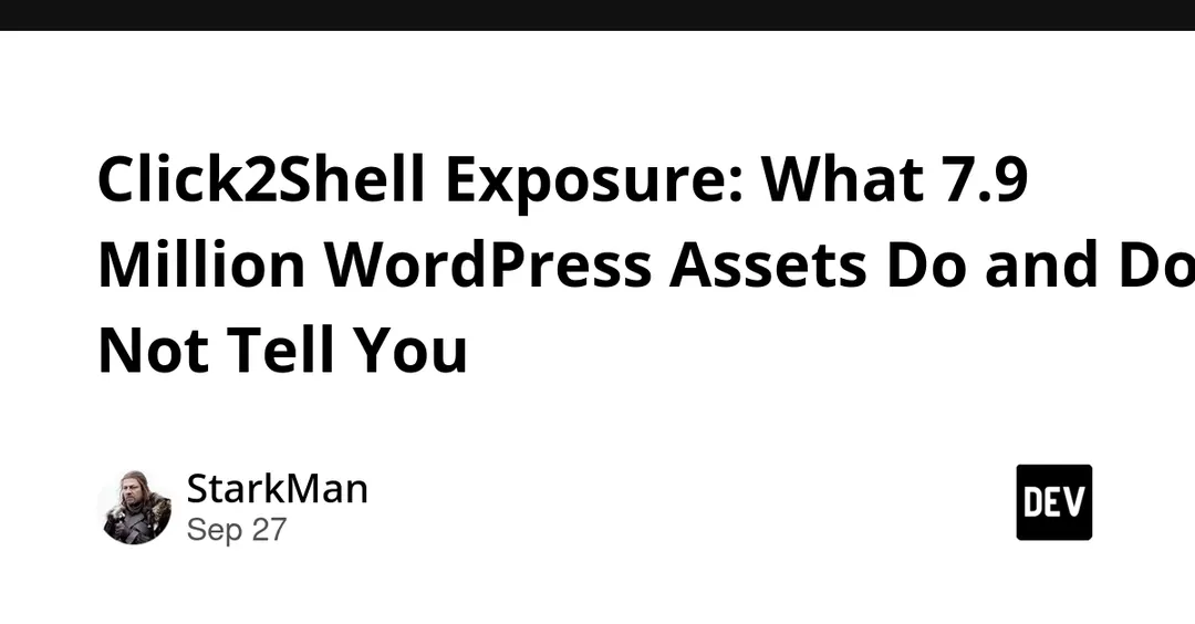 WordPress Click2Shell: 7.9M Indexed Assets and What They Mean