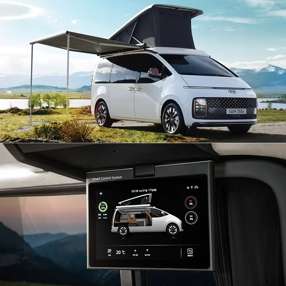 Hyundai Staria Camper Concept debuts as electric van with solar roof