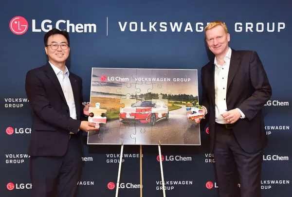 LG Chem and Volkswagen sign MOU on materials for future vehicles