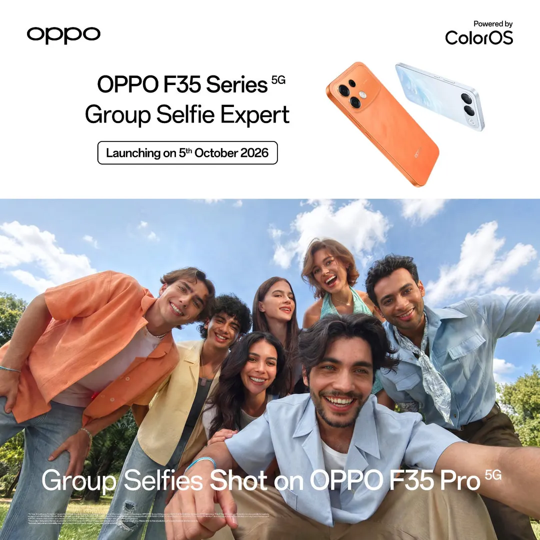 Oppo F35 series launches in India on October 5 with 50MP ultra-wide selfie camera