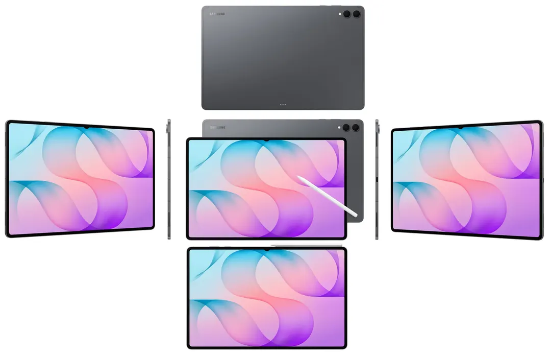 Galaxy Tab S12+ and S12 Ultra shown from all angles in leak
