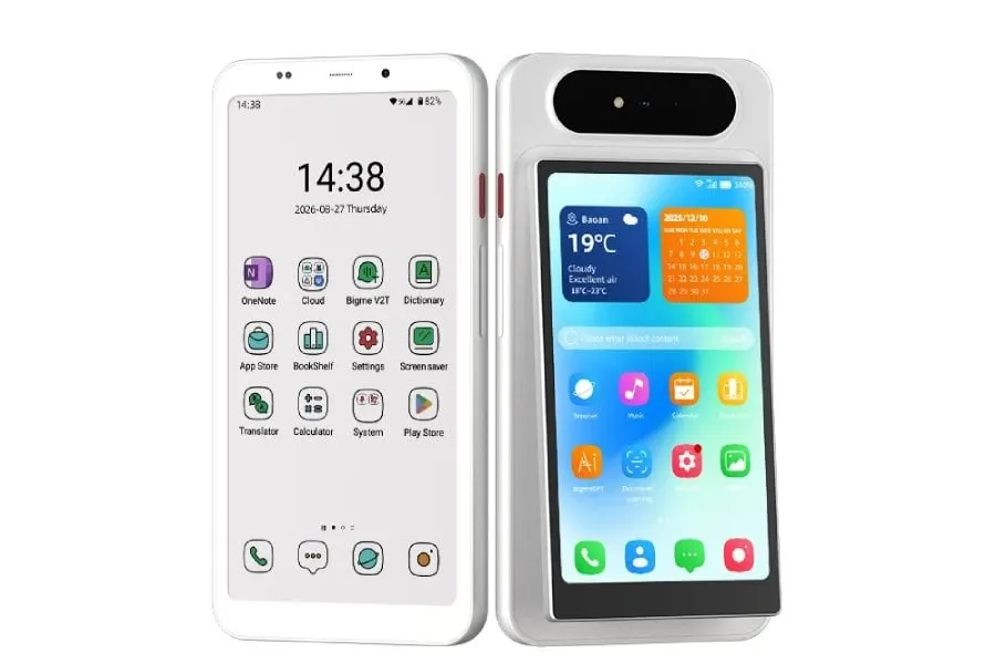 Bigme HiBreak Dual 3: world's first 85FPS e-ink phone with detachable LCD