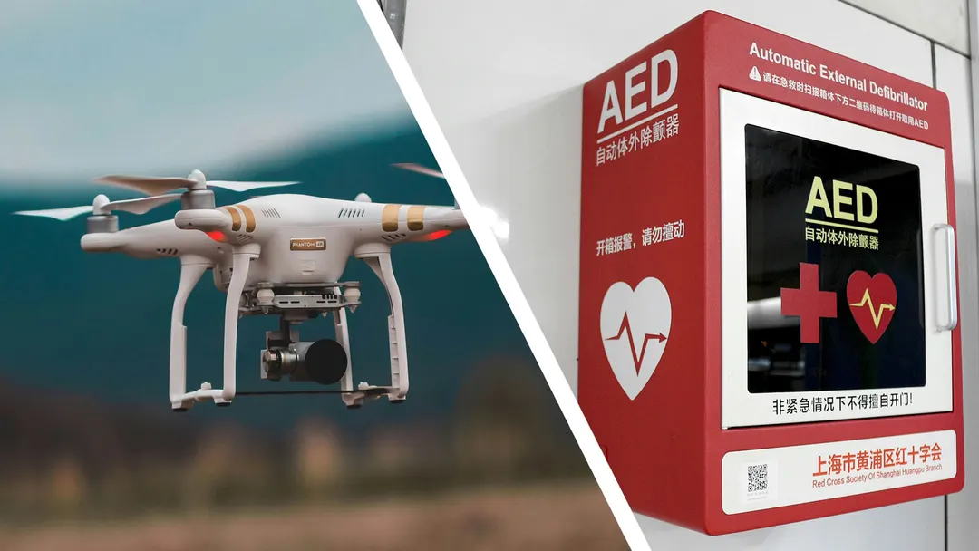 Drone defibrillator delivery could cut wait times by 3.76 minutes