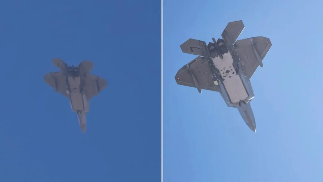 US Air Force tests F-22 with stealthy sensor pods near Edwards