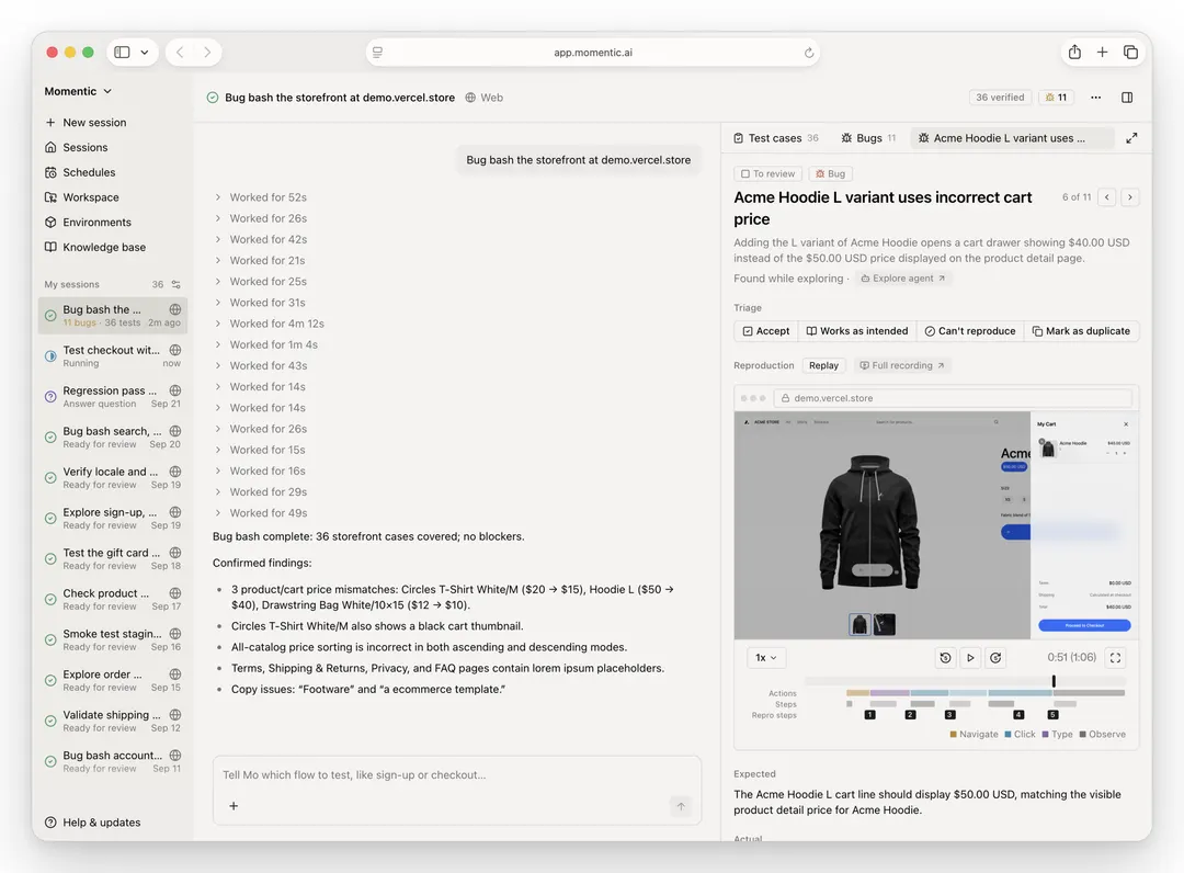 Momentic debuts Mo AI agent for script-free software testing