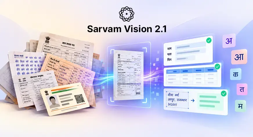 Sarvam Vision 2.1: OCR model built for Indian-language documents