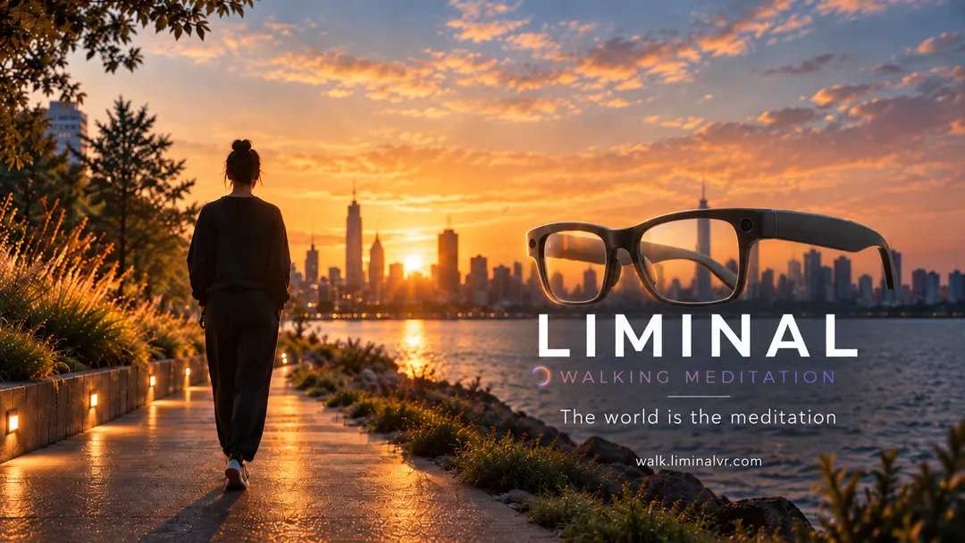 Liminal: Walking Meditation uses Meta AI glasses to narrate meditation from what you see
