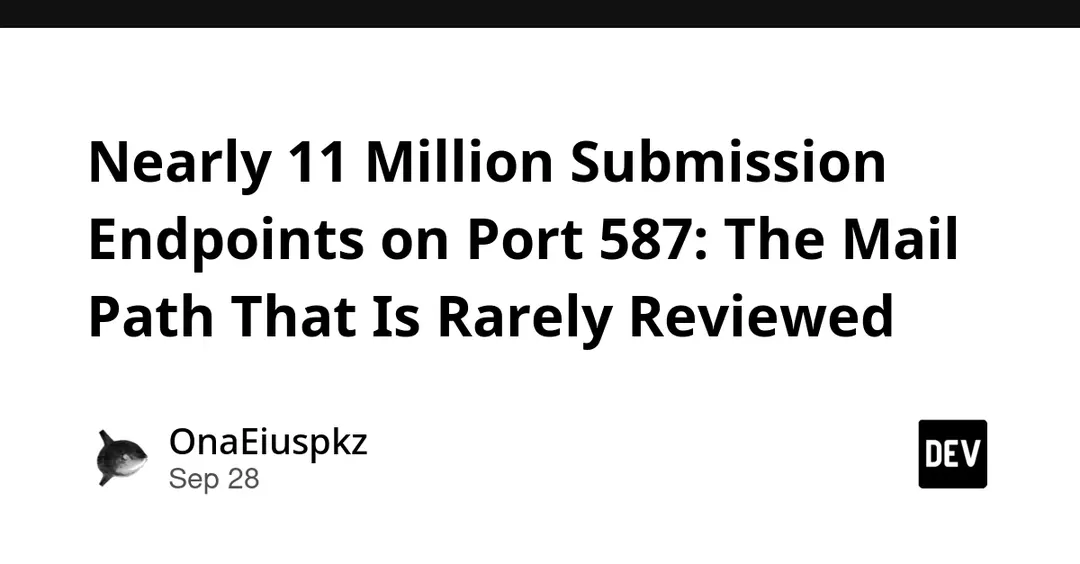Nearly 11 Million SMTP Port 587 Endpoints Found Exposed Online