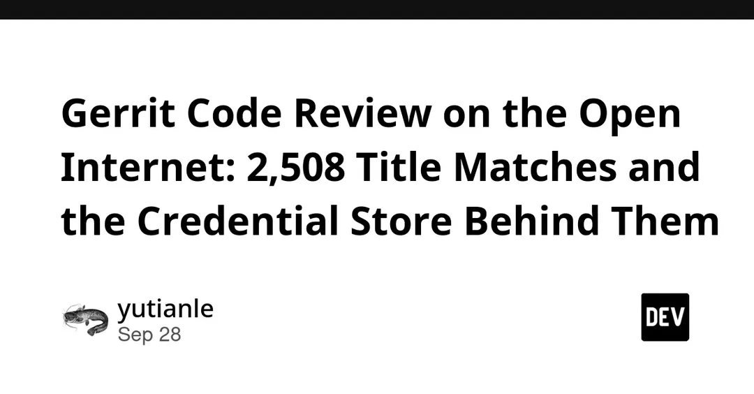 2,508 Internet-Reachable Gerrit Code Review Servers Found