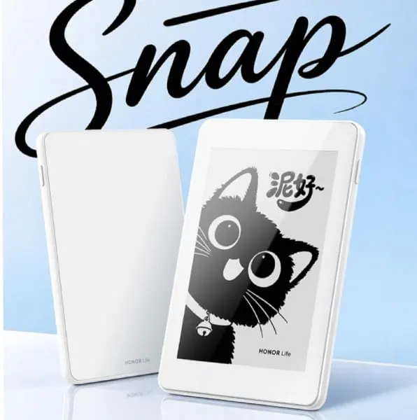 Honor S3 is a 3.68-inch e-ink reader that snaps magnetically to your phone
