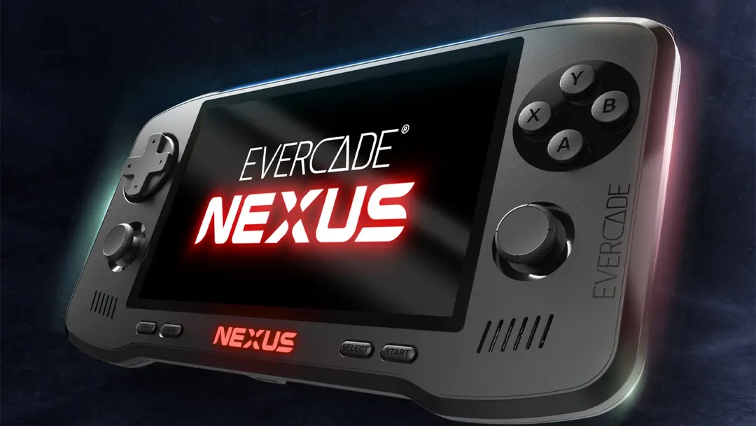 Evercade Nexus handheld adds twin sticks and native Banjo-Kazooie ports