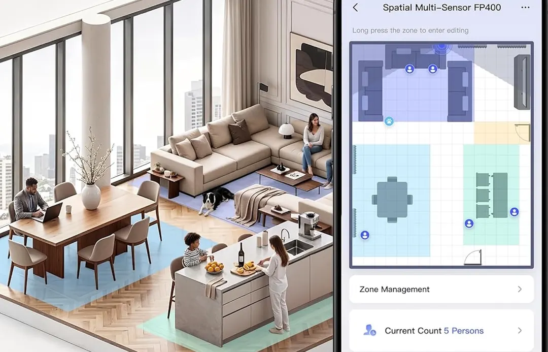 Aqara FP400 splits one room into eight smart home zones