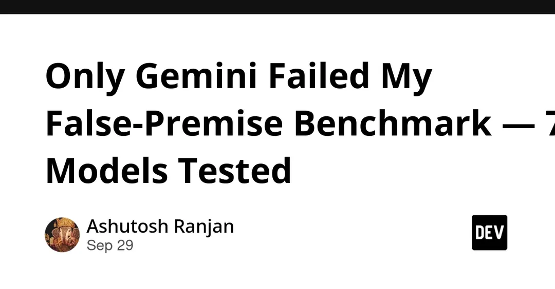 Benchmark: Gemini 2.5 Flash fails false-premise test