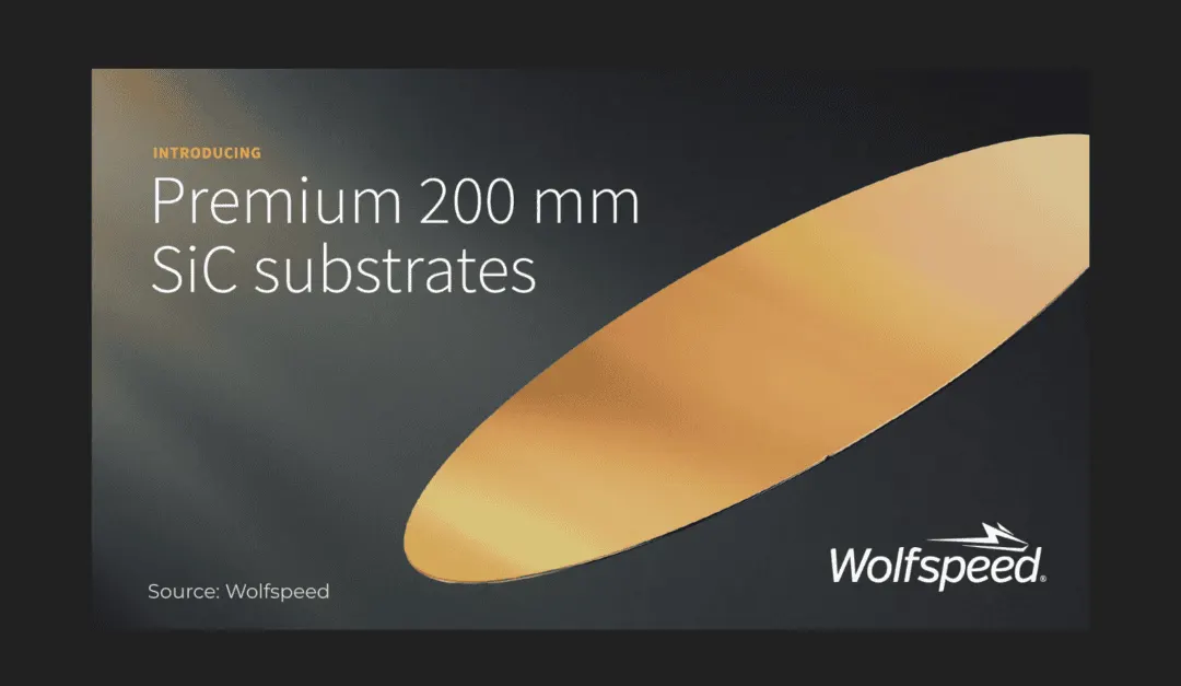 Wolfspeed adds premium 200 mm SiC substrate