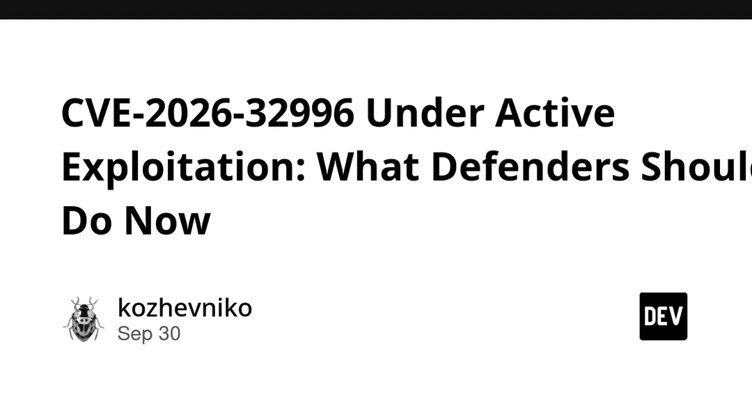 CVE-2026-32996 in Veeam Agent Actively Exploited