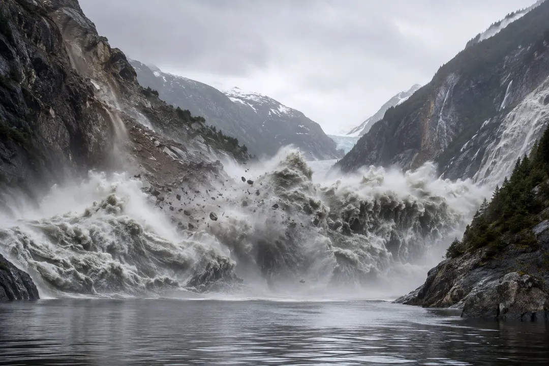 Arctic Landslide Triggers 1,580-Foot Tsunami in Alaska