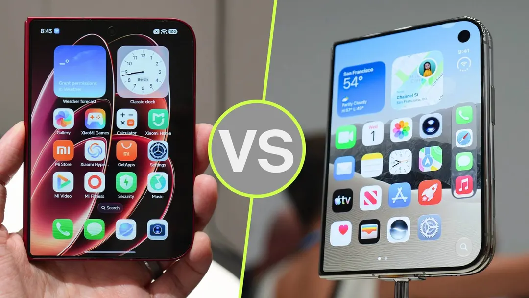 Xiaomi 18 Fold vs iPhone Duo: lighter, thinner, with triple camera