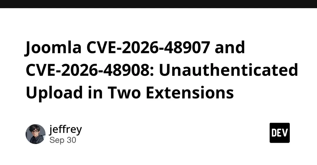 Joomla extensions hit by two unauthenticated file upload flaws