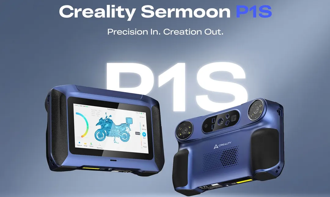 Creality Sermoon P1S 3D scanner launches with PC-free operation and 0.02mm accuracy