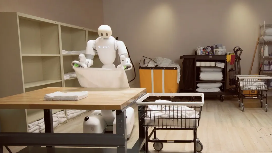 DYNA Robotics unveils DYNA 2.1 humanoid that does laundry unattended