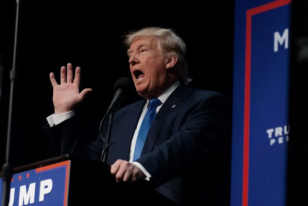 Trump Handlers Cut Event After Awkward AI 'Hoax' Question