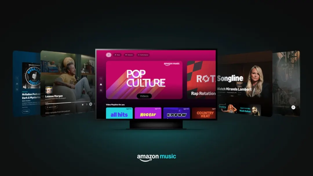 Amazon Music for Fire TV gets redesign with built-in Alexa+