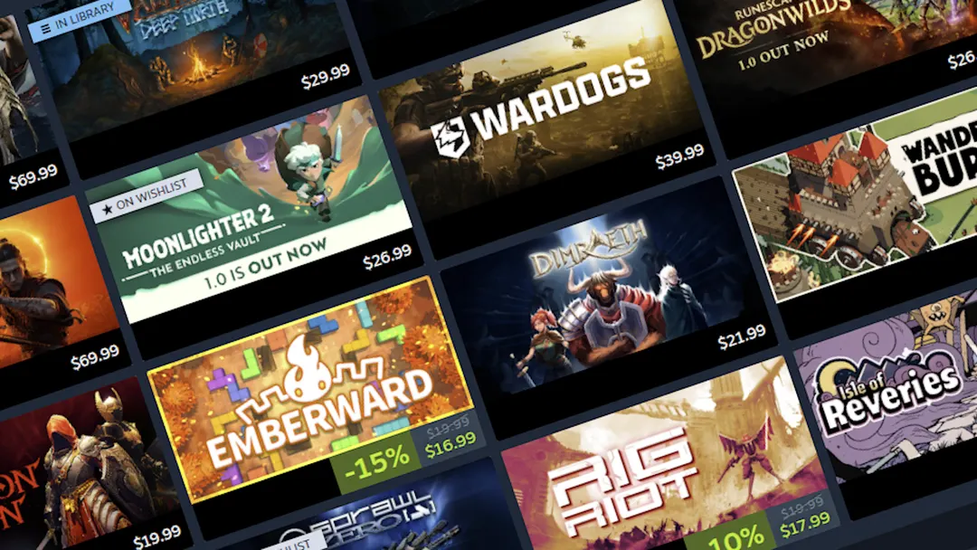 Valve revamps Steam's Discounts & Events feed, boosting indie visibility