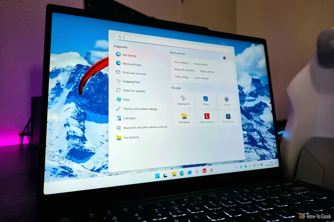 Windows 11 26H2 adds a toggle to remove Bing from search