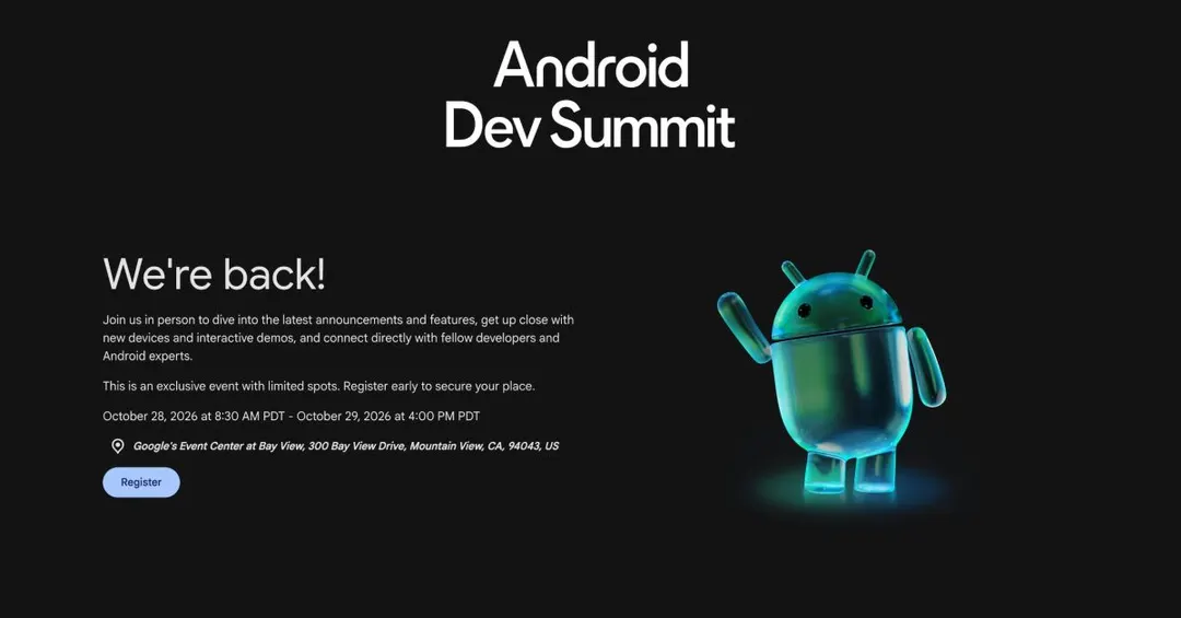 Google revives Android Dev Summit, teases Android 18 graphics