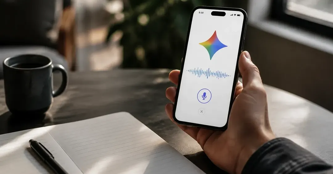 Gemini Notebook adds live voice chat and mobile audio recording