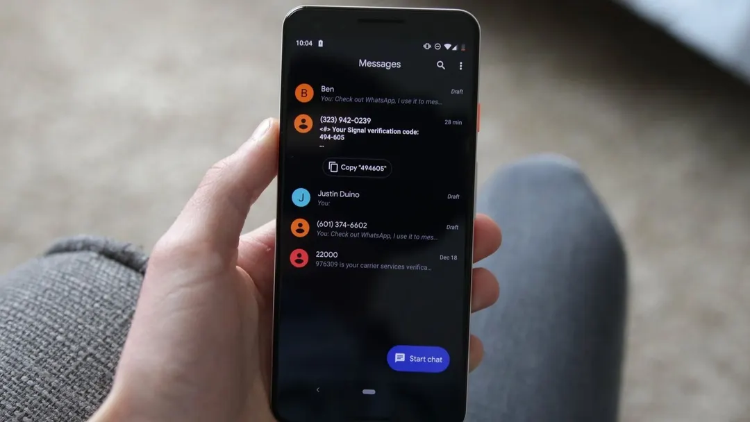 Google Messages rolls out new gestures and floating menu
