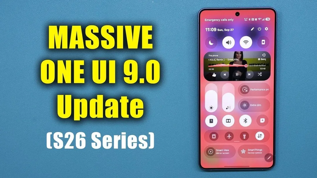 One UI 9.0 rolls out to Galaxy S26 Ultra with AI widgets and privacy alerts