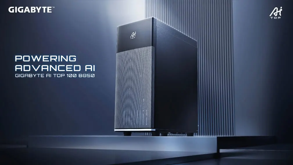 Gigabyte launches AI TOP 100 B850 deskside AI workstation