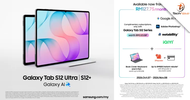 Samsung Galaxy Tab S12 Ultra and S12+ launch in Malaysia from RM4,999