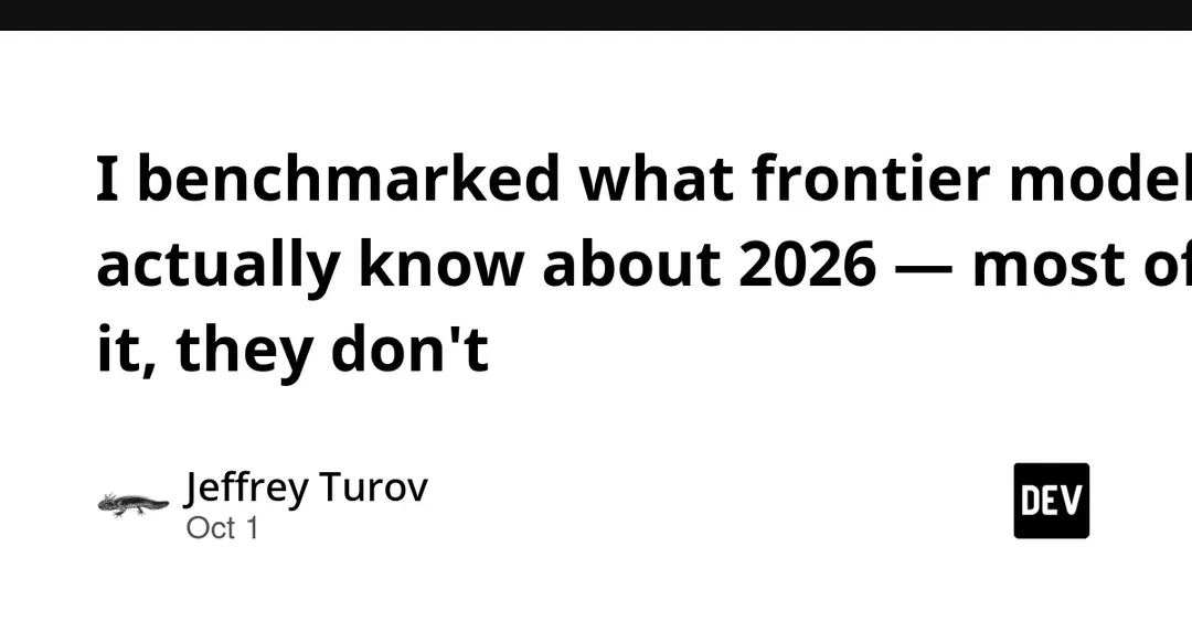 Benchmark: top LLMs know only 24% of post-cutoff 2025-2026 facts