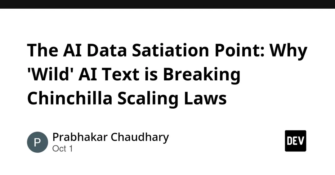 Study: 'Wild' AI text breaks Chinchilla scaling laws