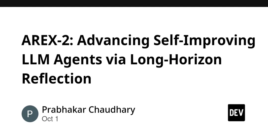 AREX-2: Self-Improving LLM Agents via Long-Horizon Reflection