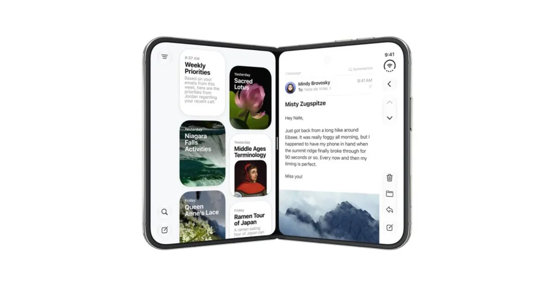 Apple: iPhone Duo has replaceable folding display layer to cut crease