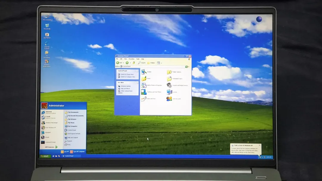 Windows XP secretly faked its version and memory manager for broken apps