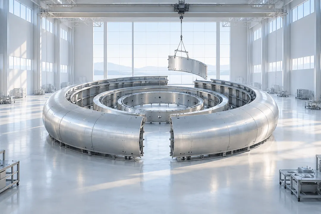 China's BEST fusion project campus delivered early as machine enters four-ring assembly