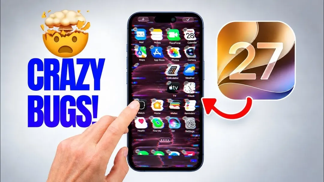 iOS 27 bug freezes iPhone home screen when editing widgets