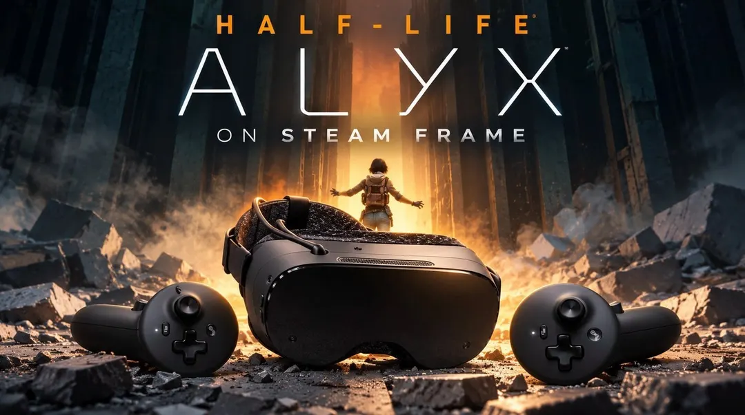 Steam Frame Drops Frames Running Half-Life Alyx Without a PC