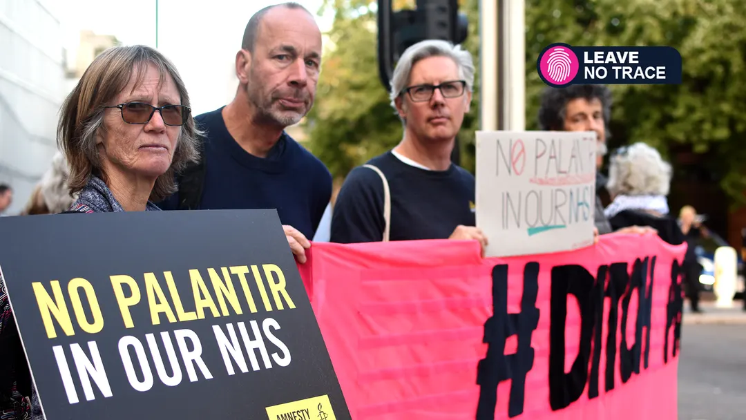 UK protests target Palantir's £330m NHS data contract