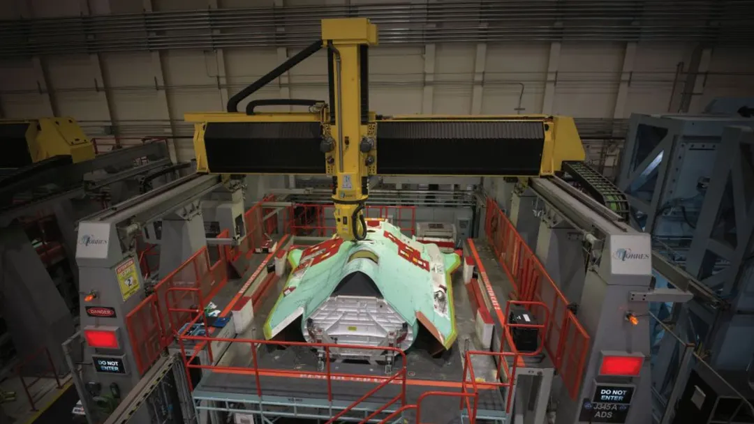 Northrop Grumman cuts F-35 bolt installation from hours to minutes with co-bot
