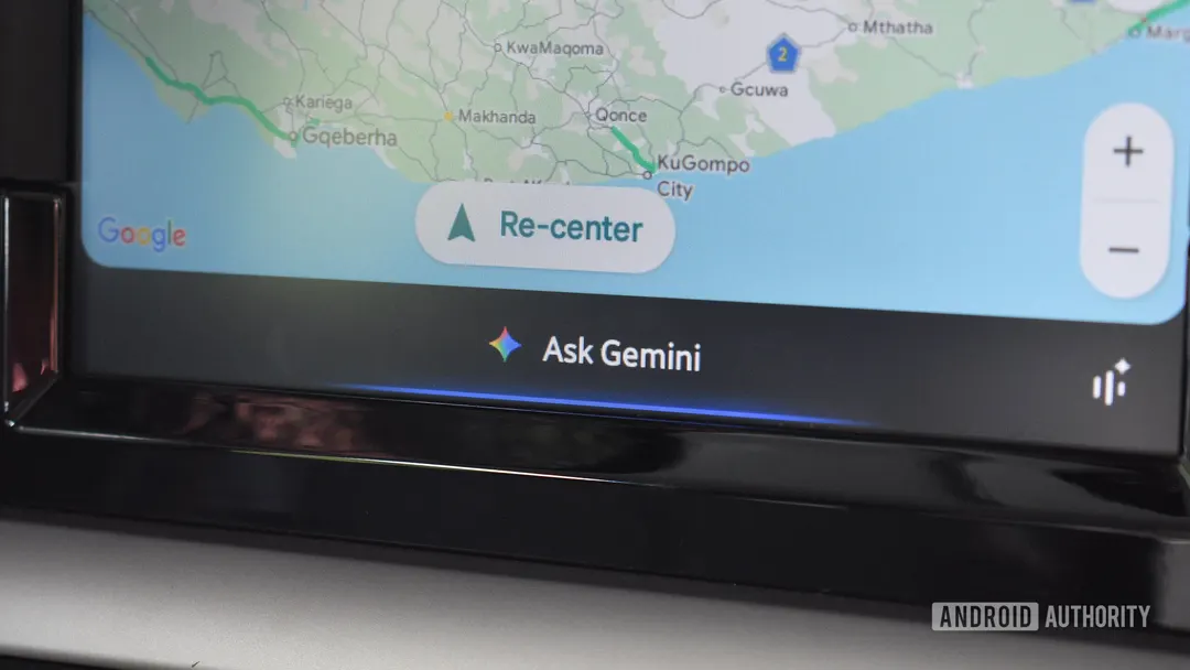 Gemini stops answering questions on Android Auto